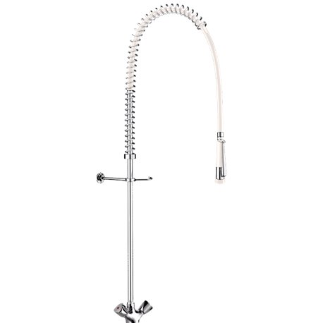 Combiné de prélavage monotrou avec mélangeur G6633 douchette à diffuseur antitartre sans robinet de puisage