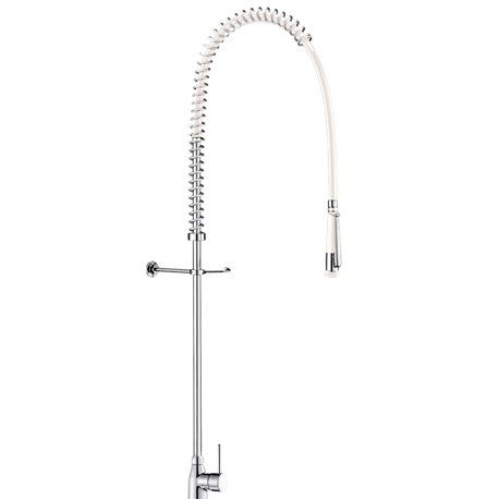 Combiné de prélavage monotrou avec mitigeur 6693 douchette à diffuseur antitartre sans robinet de puisage