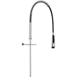Combiné de prélavage 435720 douchette antitartre à picots avec colonne longue sans bec
