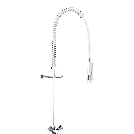 Combiné de prélavage monotrou avec mélangeur G6933 douchette antitartre à picots sans robinet de puisage