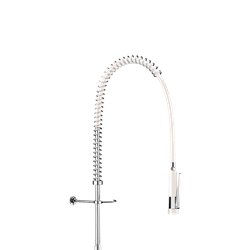 Combiné de prélavage 435420 douchette antitartre à picots avec colonne courte sans bec