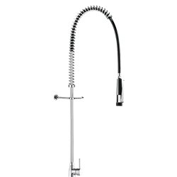 Combiné de prélavage monotrou avec mitigeur 5826 douchette antitartre à picots sans robinet de puisage