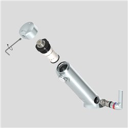 Mitigeur temporisé 742510 Temposoft Mix 2 sans robinet d'arrêt, manette standard