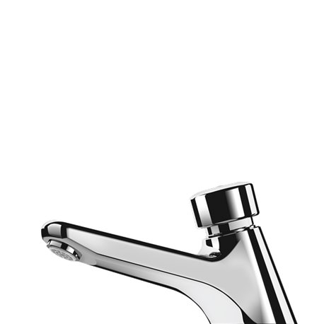 Robinet temporisé Tempostop 745101 fixation par contre-écrou et système AB 