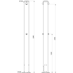 Plein air 717520 2 douches 