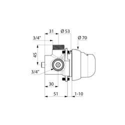 Tempomix 790970 pour panneau de 1 à 10 mm 