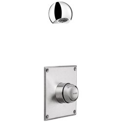 Tempomix 790709 avec pomme de douche avec plaque inox 160x160 mm