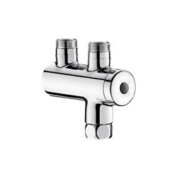 Mitigeur d'eau mitigée 732216 corps poli chromé arrivée EC F3/8" EF et sortie M3/8"