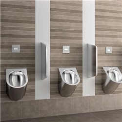 Bâti-support Tempofix 3 543006+778700 temporisation 3 sec pour urinoir Ø 35 mm, plaque Tempoflux