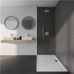 Ultraflat New rectangulaire T448501 160x90 cm Blanc Brillant