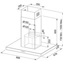 Hotte Format ilôt 433075 90 cm 