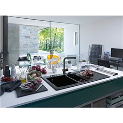Atlas Neo Sensor 886895 Inox noir, douchette monojet