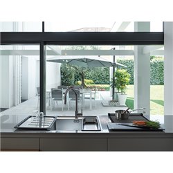 Eos Neo 820479 douchette double jet, inox noir