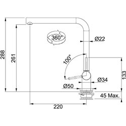 Neptune Style Solution fenêtre 937677 bec rabattable