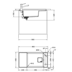 Fresno Fragranit+ FNG 111-86 957472 Blanc artic 