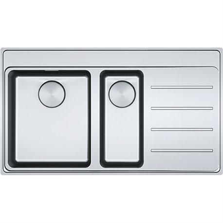 Mythos inox Slimtop MYX 251-86 958196 Egouttoir à droite 