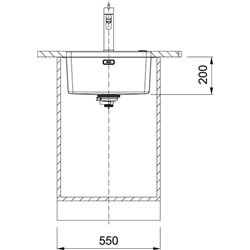 Mythos Inox MYX 110-45 902830 vidage manuel 490x440 mm