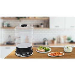 Cuiseur vapeur VC204800 800 Watts noir et blanc