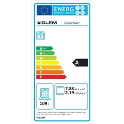 Piano de cuisson Four gaz GE960CMBK2 noir gaz