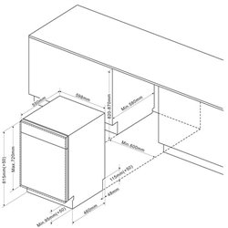 Lave-vaisselle DCJ532DQX 15 couverts intégrable