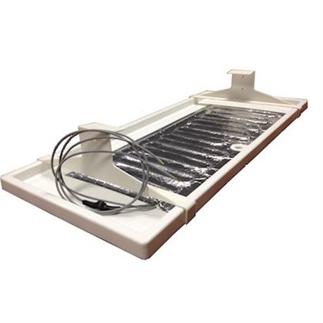 Bac de condensats chauffant AS465BCH Blanc Longeur 790 mm