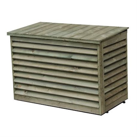 Habillage pour unités extérieures CACHEMULTI bois 1000x950x500 mm