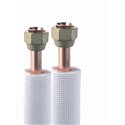 Liaison frigorifique Bi-tubes isolée Flare 12FS1458M1 Isolant Blanc BLs2d0 (M1), 1/4-5/8 12 m.