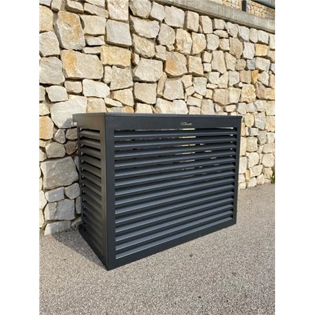 Habillage Groupe Ext rieur Cache clim Aluminium Anthracite Taille S habillage-groupe-ext-rieur-cache-clim-aluminium-anthracite-taille-s