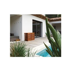 Habillage groupe extérieur cache-clim cacheclim-bois-M Bois Taille M
