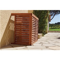 Habillage groupe extérieur cache-clim cacheclim-bois-M Bois Taille M