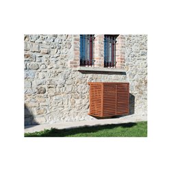 Habillage groupe extérieur cache-clim cacheclim-bois-M Bois Taille M