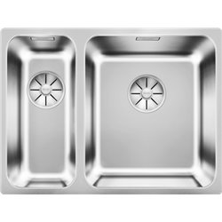 Evier Solis 340/180-IF 526130 Manuel 585x440 mm cuve principale à droite
