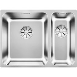 Evier Solis 340/180-IF 526131 Manuel 585x440 mm cuve principale à gauche