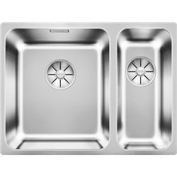Evier Solis 340/180-U 526129 585x440 mm cuve principale à gauche