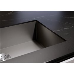 Evier Zerox 500-U Dark Steel 526243 540x400 mm 