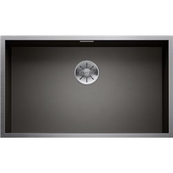 Evier Zerox 700-U Dark Steel 526244 740x400 mm 