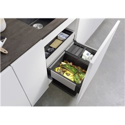 Select II Orga 526210 3 bacs 30 + 8 + 8 Litres