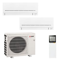 Compact MXZ-2F33VF, Tailles 20 + 20 Blanc R32