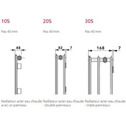 Reggane 3010 Tertiaire 20S300 0600, 300x600x82 mm 354 Watts