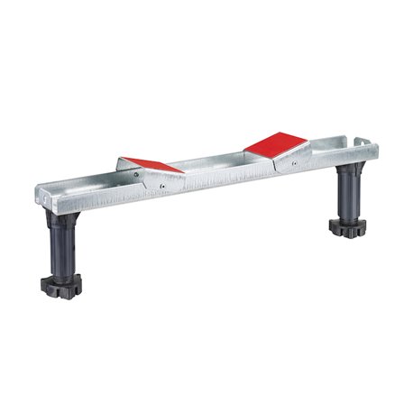 Lot de 2 pieds baignoire A248427000 métal à coller ou à visser