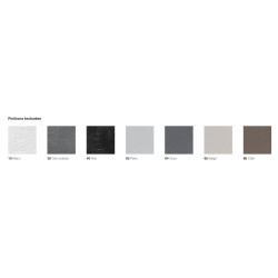 Aquos AP6017D02BC01200 Gris ardoise 2000x700 mm