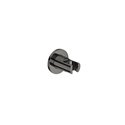 Support de douchette A5B1350CN0 Round fixe Titanium Black