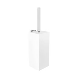 Porte-balayette Rubik A816851001 mural blanc mat