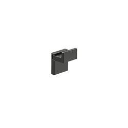 Patère Rubik A816840024 noir mat L 600 mm