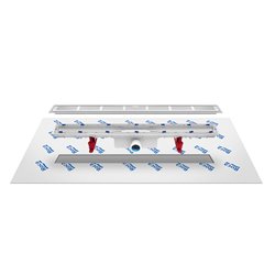 Caniveau In-Drain Channel A276091000 avec tissu géotextile d'étanchéité 950x50 mm