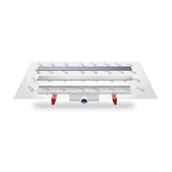 Caniveau In-Drain X3 à carreler A276130000 avec tissu géotextile d'étanchéité 850x50 mm
