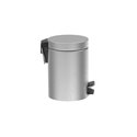 Poubelle ronde à pédale A817413002 inox 3 Litres