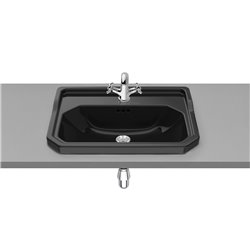 Carmen A3270A5560 600x450 mm Noir brillant 1 trou