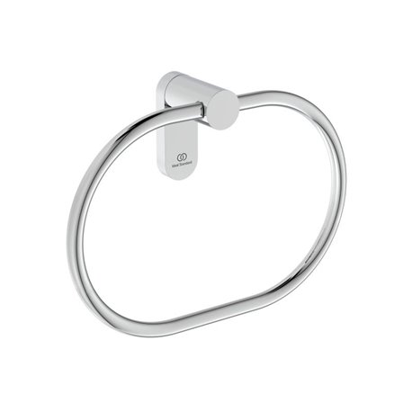 Porte-serviettes anneau mural T4503AA Chromé Design Rond