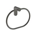 Porte-serviettes anneau mural T4503A5 Gris Magnétique Design Rond